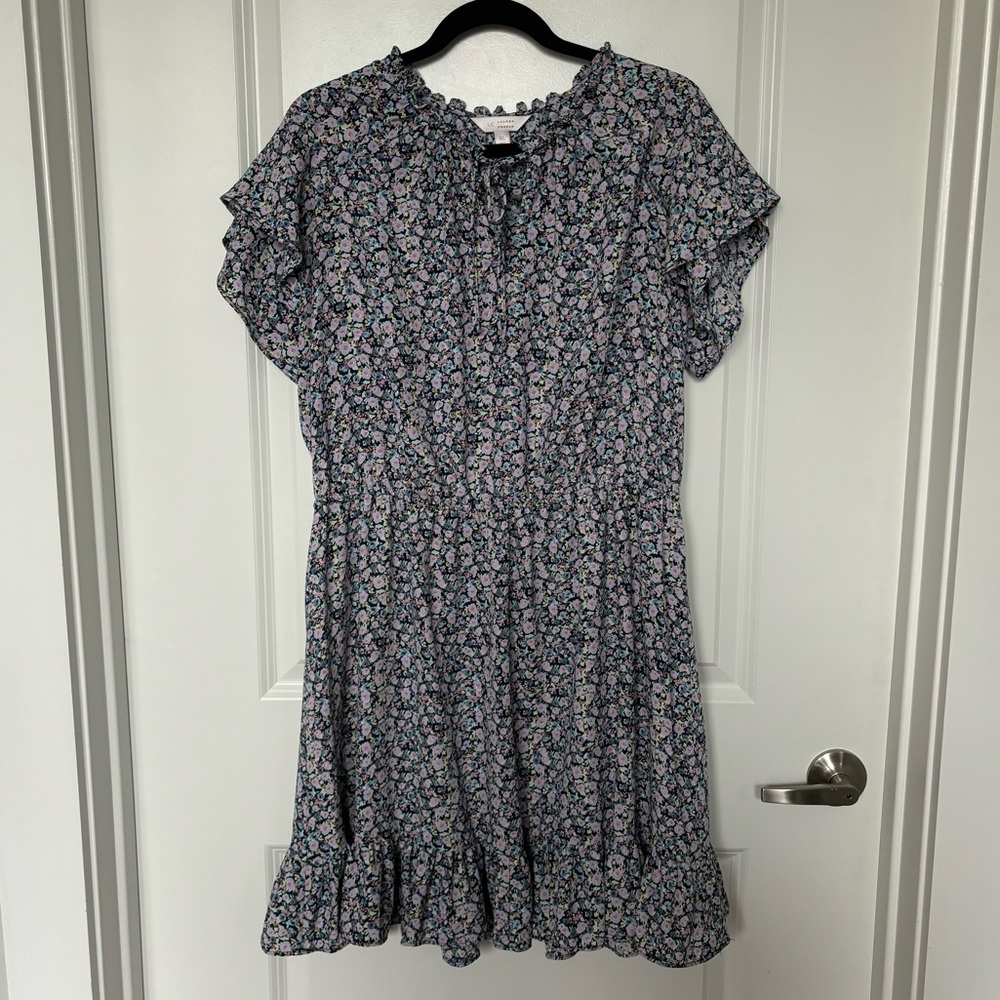 LC Lauren Conrad Floral Mini Dress - Blue and Pink